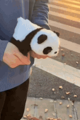 Unisex Stuffed Animal Slap Bracelets Plush Panda