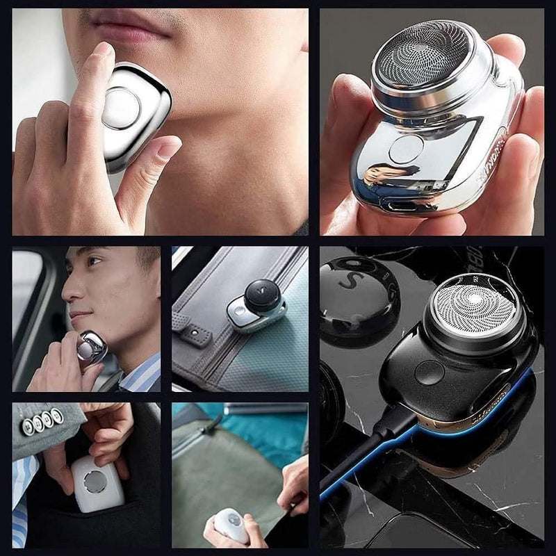 🧔⚡ Mini Portable Electric Shaver – Power in Your Pocket!