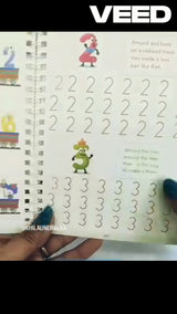 Sank Magic Practice Copybook (4 BOOKS,1 PEN,1 GRIP,10 REFILL)